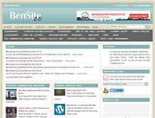 Tablet Screenshot of benoitcatherineau.info